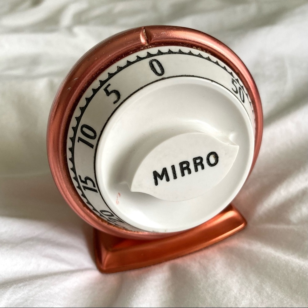 1950’s Mirro Lux Robertshaw Kitchen Timer in Copper